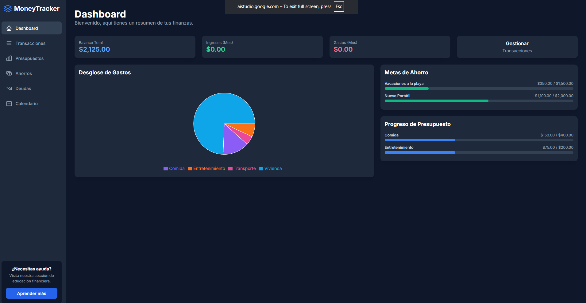MoneyTracker